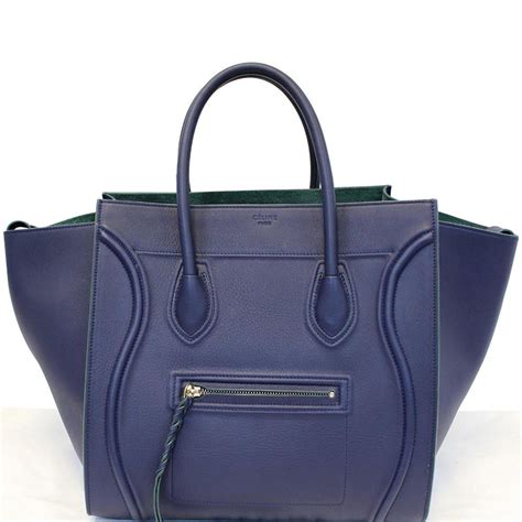 celine blue luggage|celine luggage navy.